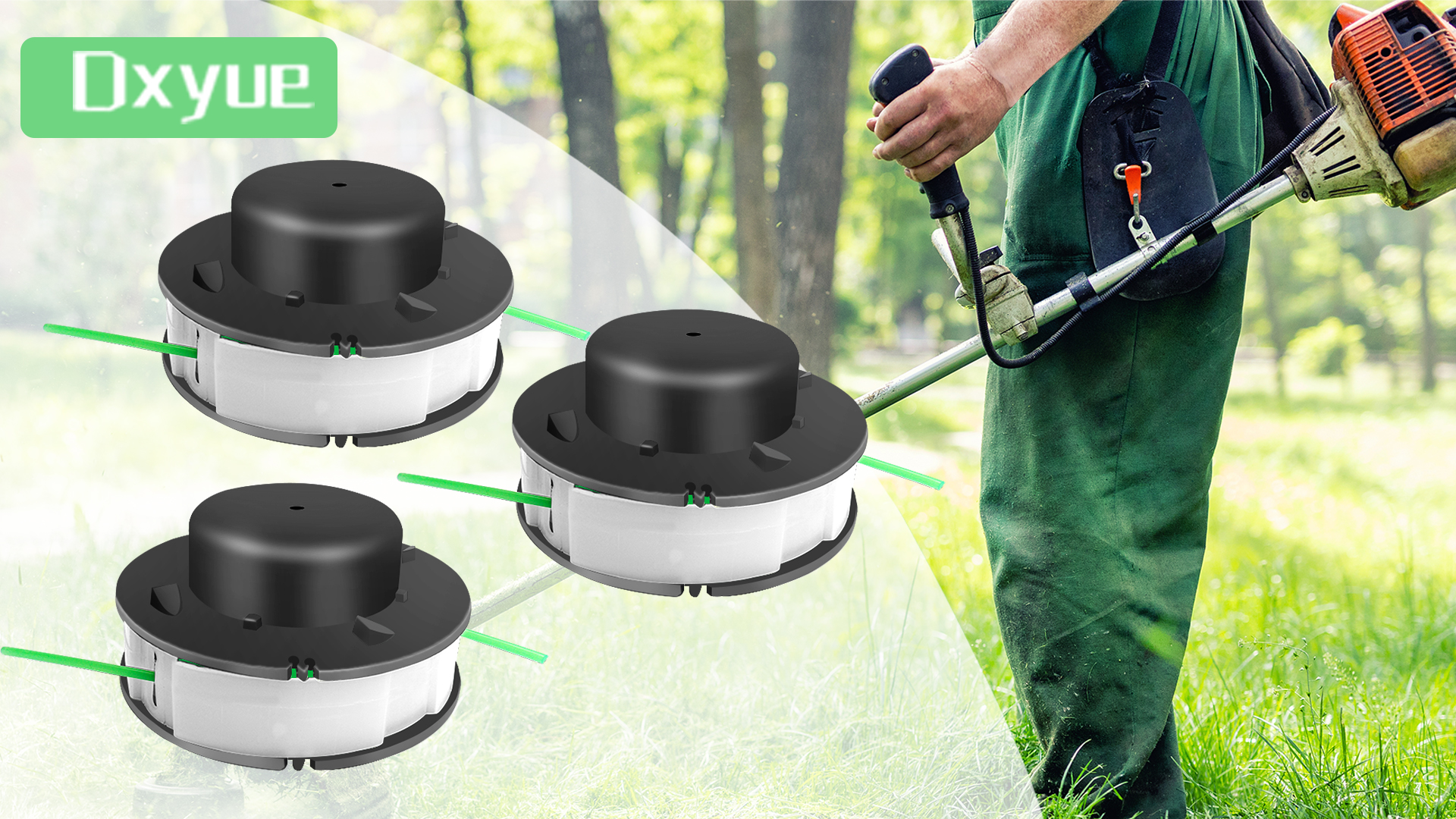 Dxyue 3 Bobine di Ricambio FSA 56 per Stihl Autocut 2-2 decespugliatore, Filo per Bobina C2-2 per Stihl FSA 56, 4008-710-4301, 40087104301
