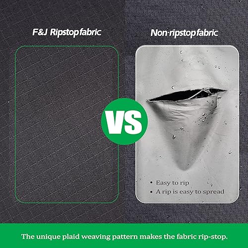 Miniatura 4 de F&J Outdoors Cubierta para parrilla, impermeable anti-UV para barbacoa de gas carbón de 3-4 quemadores, 52 pulgadas de ancho x 25 pulgadas de