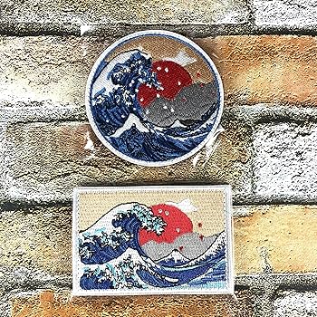 Amazon.co.jp: RESPEC ベルクロ パッチ 刺繍 ワッペン 葛飾北斎 Amazon.co.jp: RESPEC ベルクロ パッチ 刺繍 ワッペン 葛飾北斎