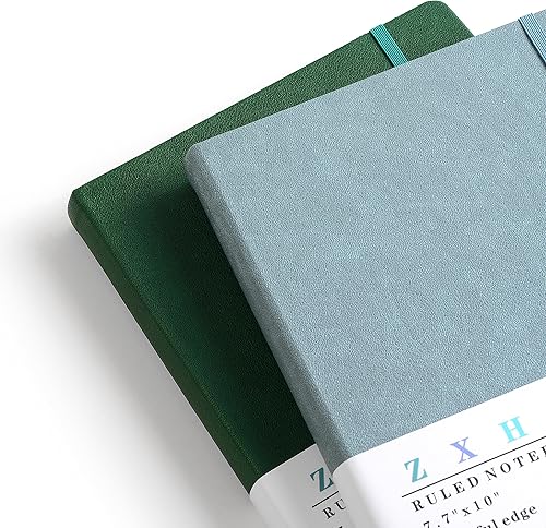 Miniatura 8 de Cuaderno de diario forrado grueso de 360 páginas, con juego de bolígrafos, papel premium de 3.53 ozm, diario A5 a rayas para escribir, borde rociado