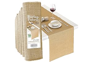 Rustic, Refined, and Ready for Any Table: Premium Burlap Table Runners for...