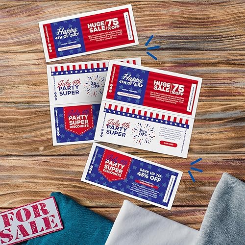 Miniatura 9 de PrintWorks Papel perforado profesional de 3 partes de 8.5 x 11 pulgadas, perfecto para W-2, 1099 y uso llamativo, fabricado en los Estados Unidos,