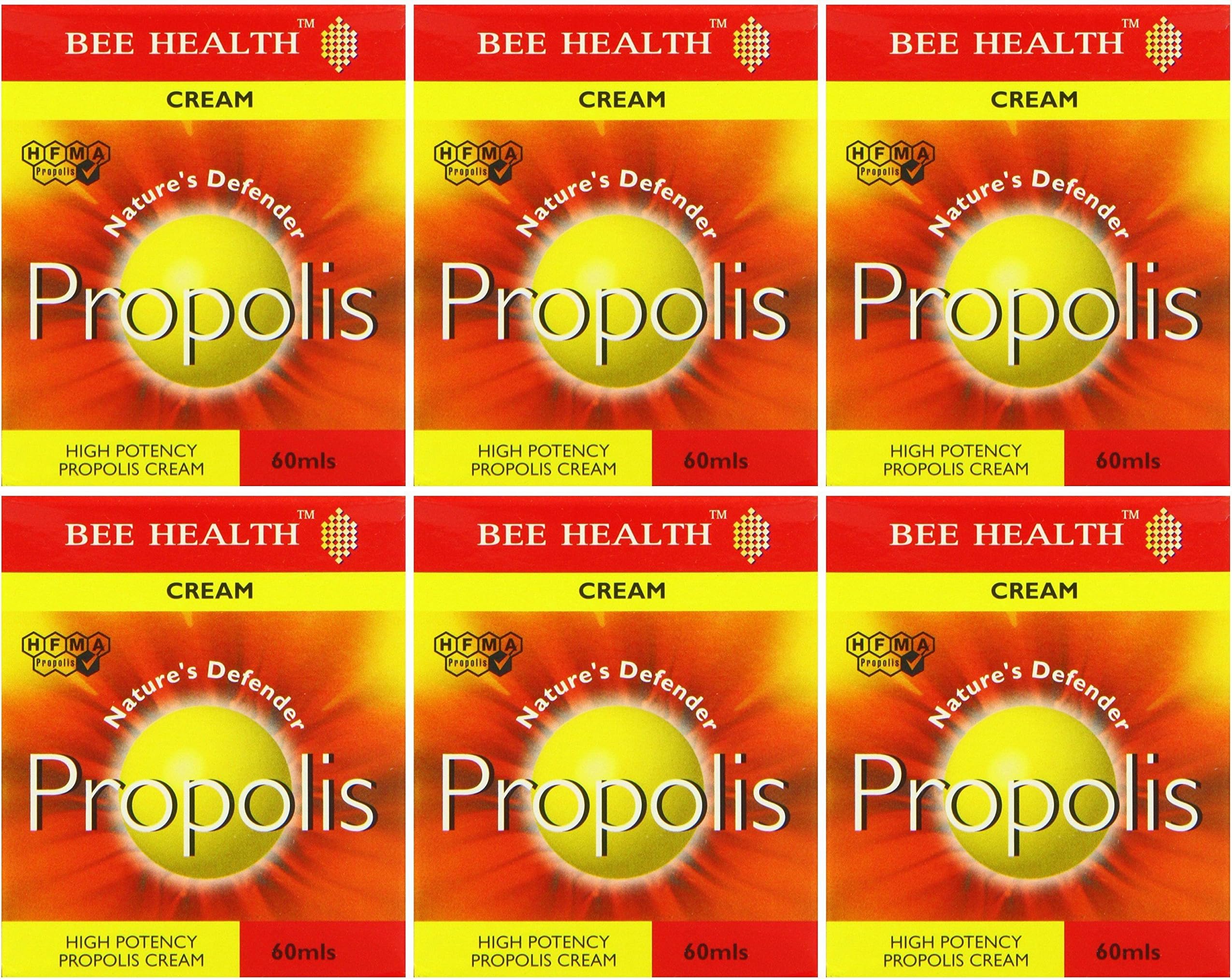 (6 PACK) - Bee Health Propolis Cream | 60ml | 6 PACK - SUPER SAVER - SAVE MONEY