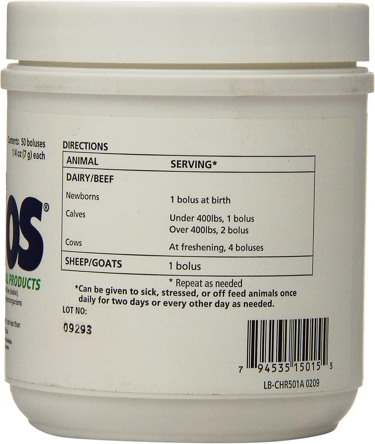 Probios Oral Boluses for Ruminants, 1/4-Ounce
