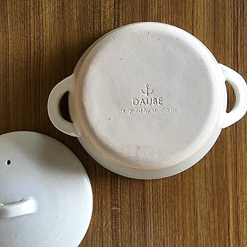 Amazon｜STUDIO M'(スタジオエム) ドゥーブ6号鍋 (白)｜土鍋