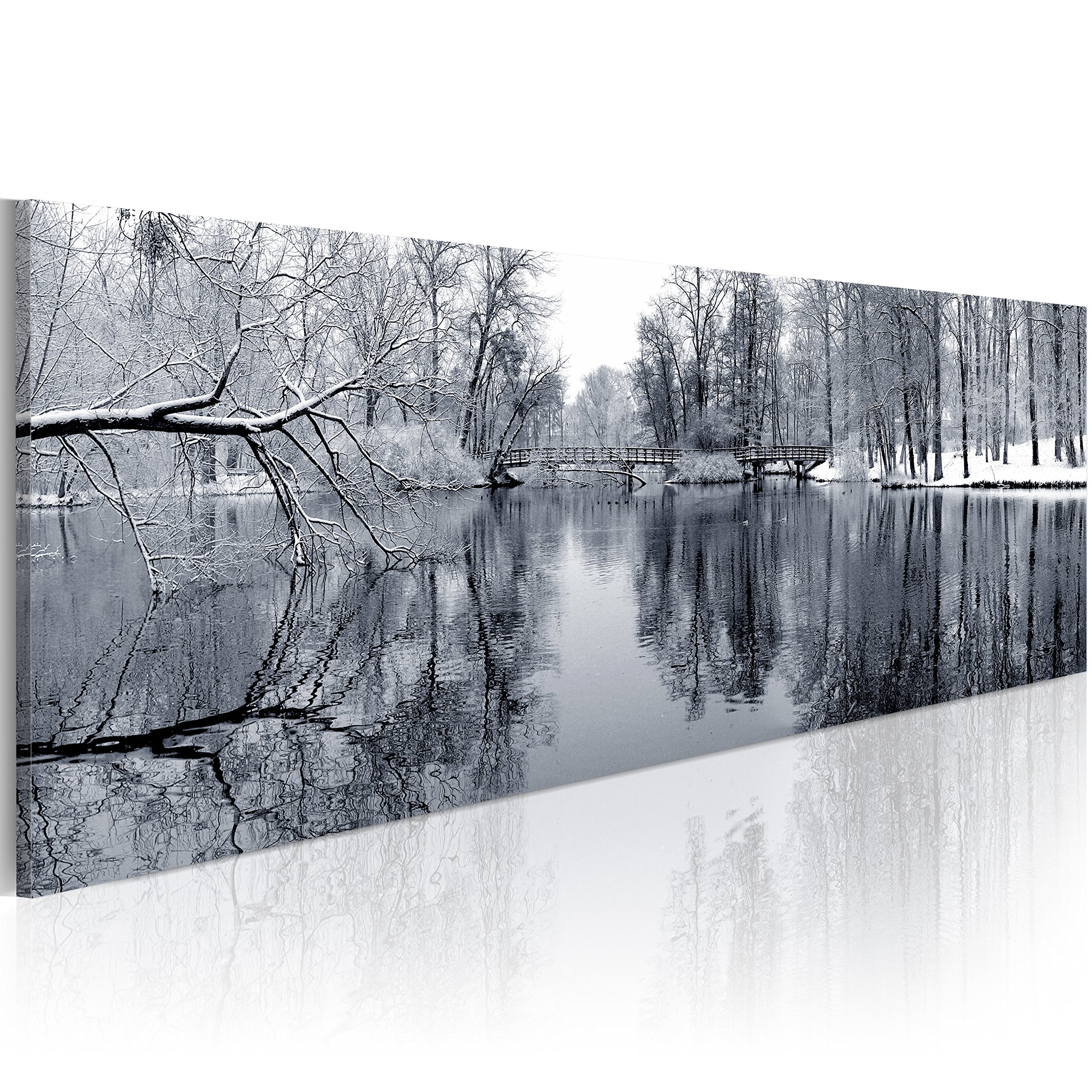 Cuadros B&D XXL - Cuadro en Lienzo Grande Paisaje 1 pieza Impresión en Material Tejido no Tejido Cuadros Para Dormitorios salon Decorativo Impresión Artística Imagen Gráfica Decoracion de Pared