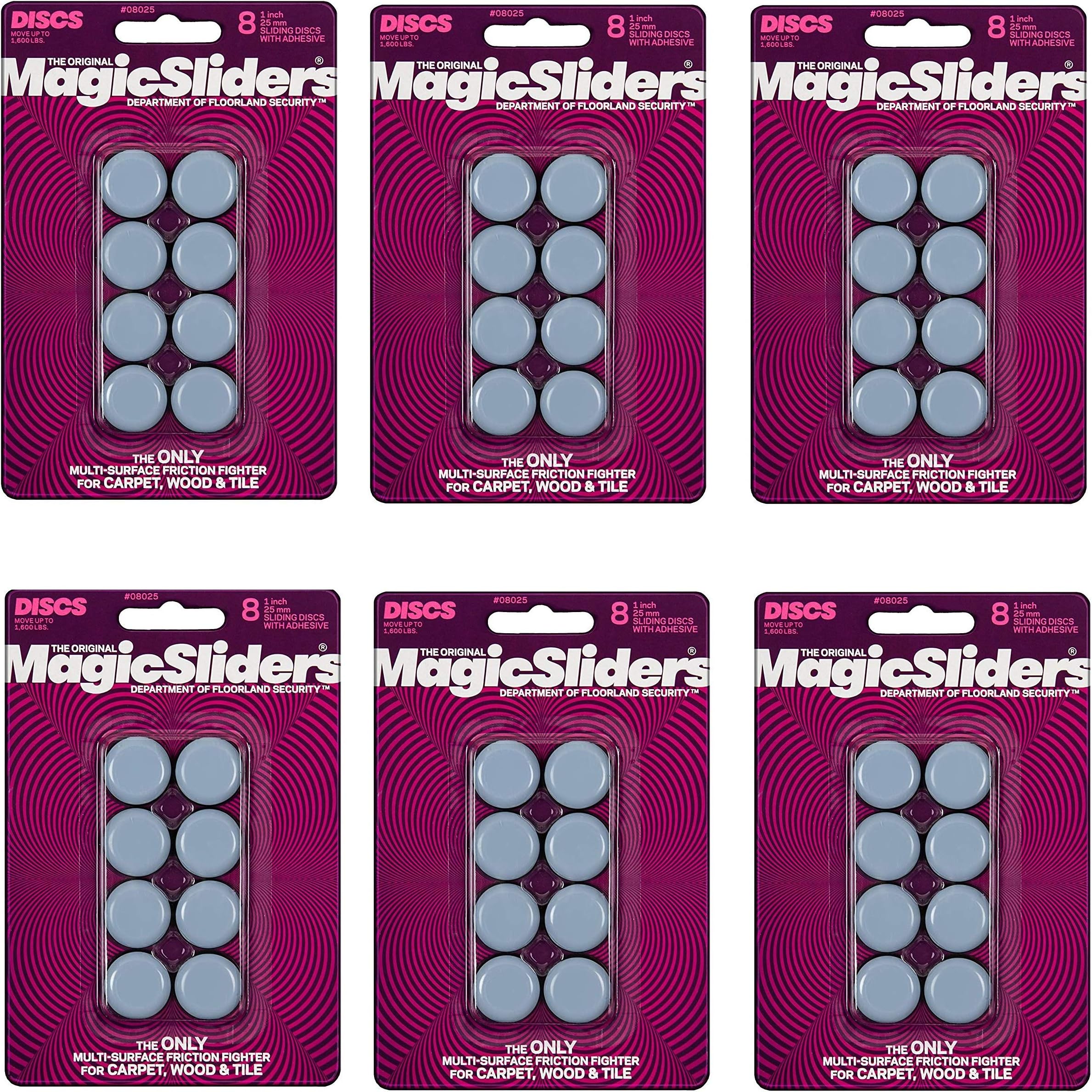 8025 Serie 1in. Round, Blue, 6 Pack, 48 Total