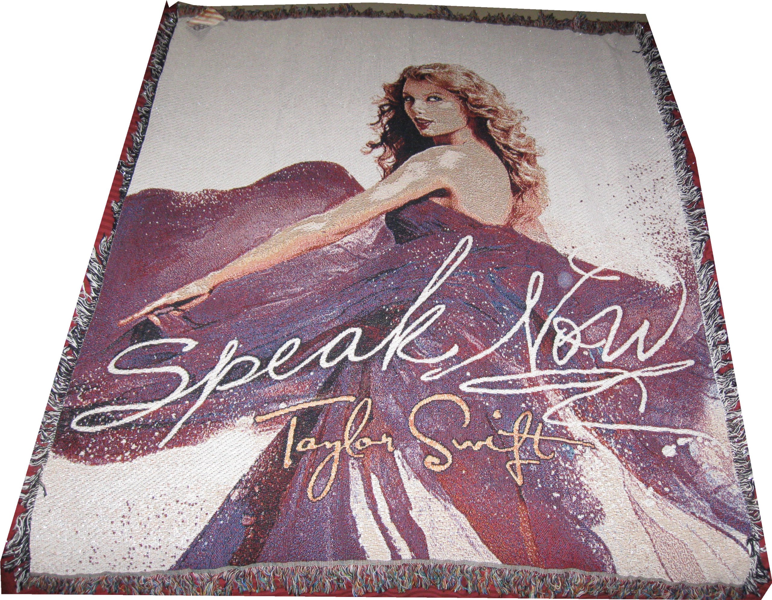 小物入れ Taylor Swift Speak Now TV blanket Taylor Swift Speak Now Woven Blanket Brand New Official