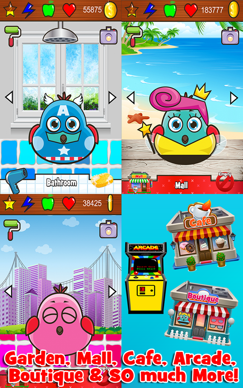 My Baby Virtual Pet Simulator Mall & MinigamesAmazon.inAppstore for
