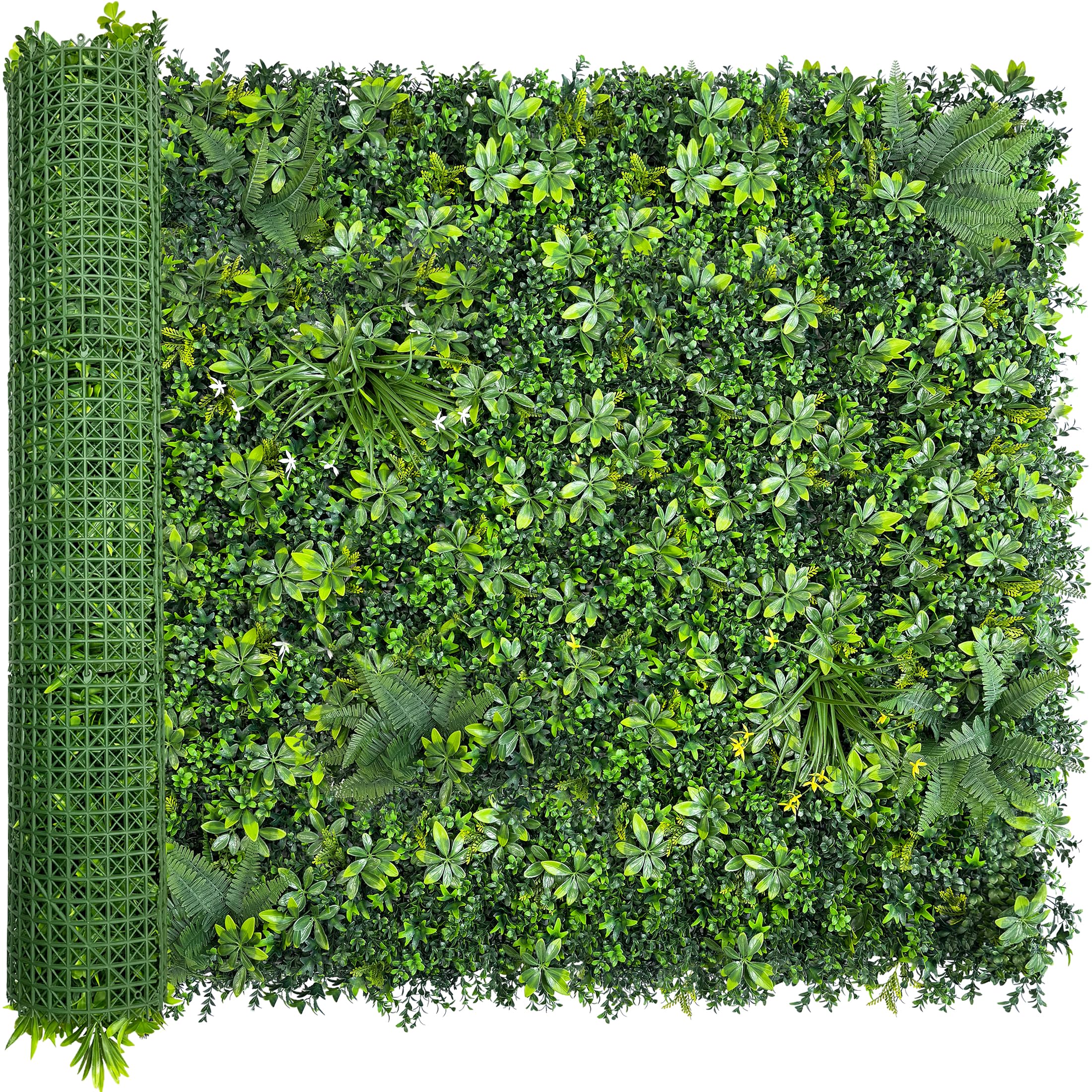 Photo 1 of ODTORY Artificial Greenery Wall Roll - 50"x 120" Boxwood Hedge