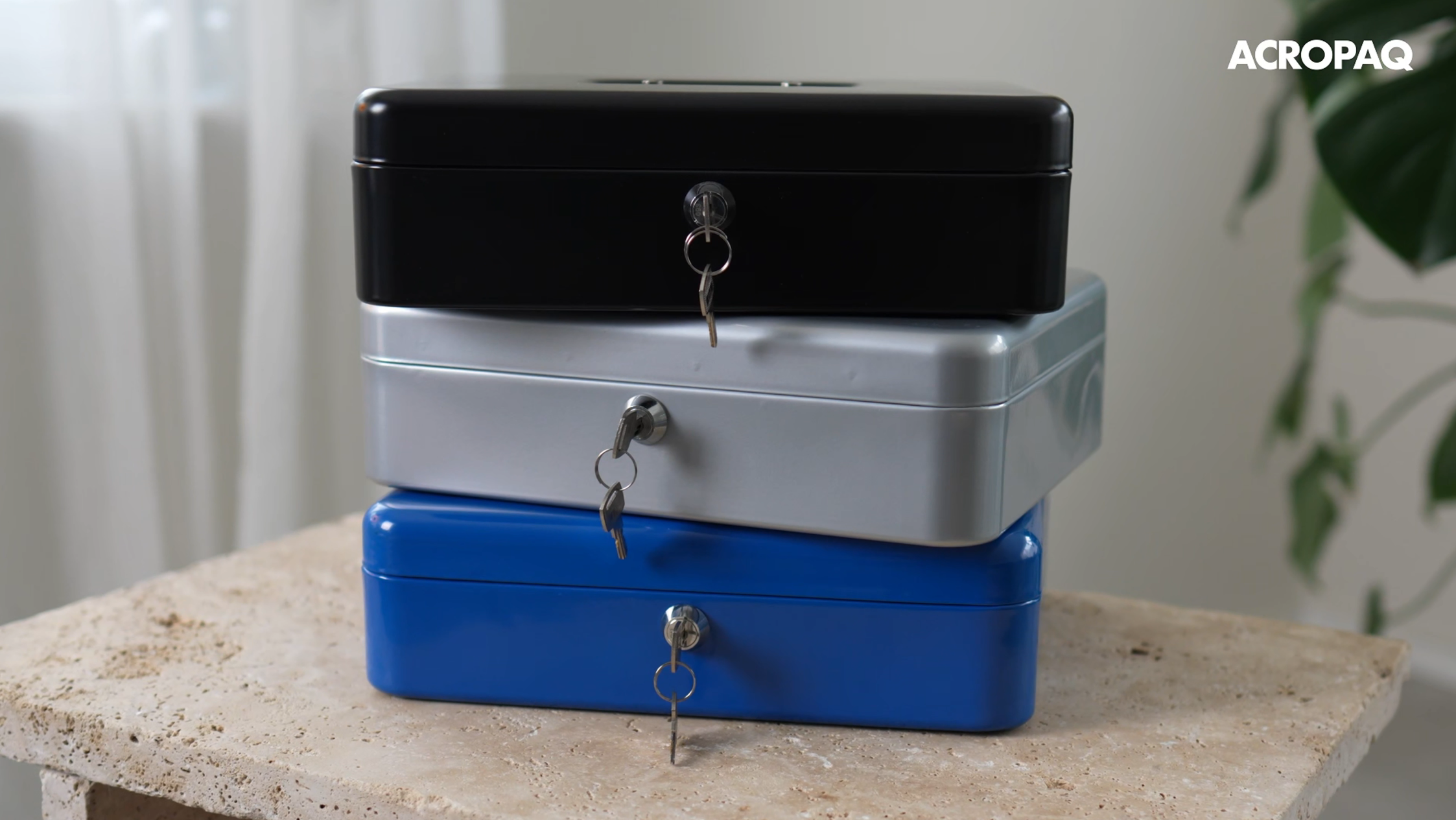 Cassetta Di Sicurezza Portavalori Con Vassoio Contamonete - Cassaforte Portatile Per Denaro E Gioielli - Foto 12