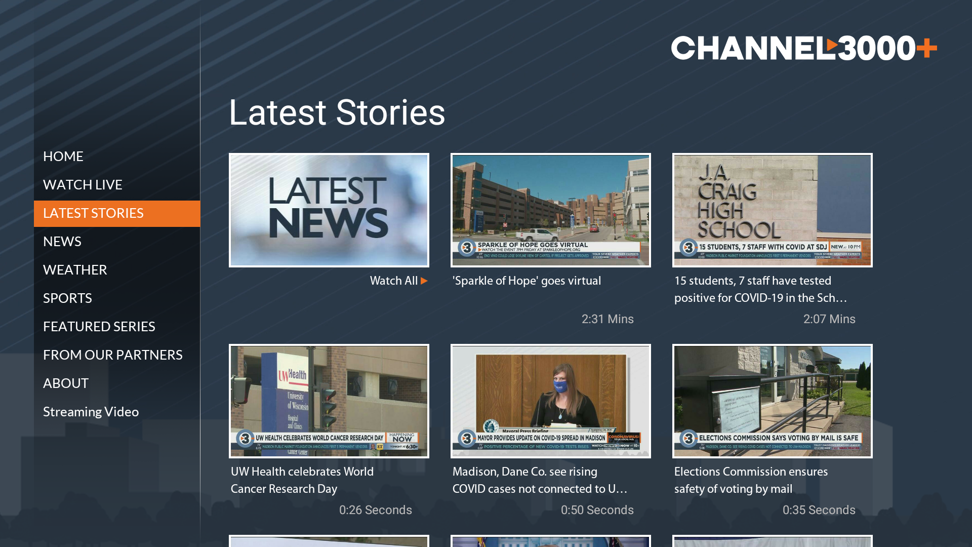 WISC Channel 3000+ App on Amazon Appstore