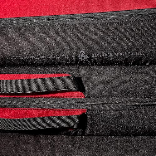 Miniatura 6 de WILSON Clash V2 Super Tour - Bolsa para raqueta de tenis, color rojo y negro, con capacidad para hasta 15 raquetas