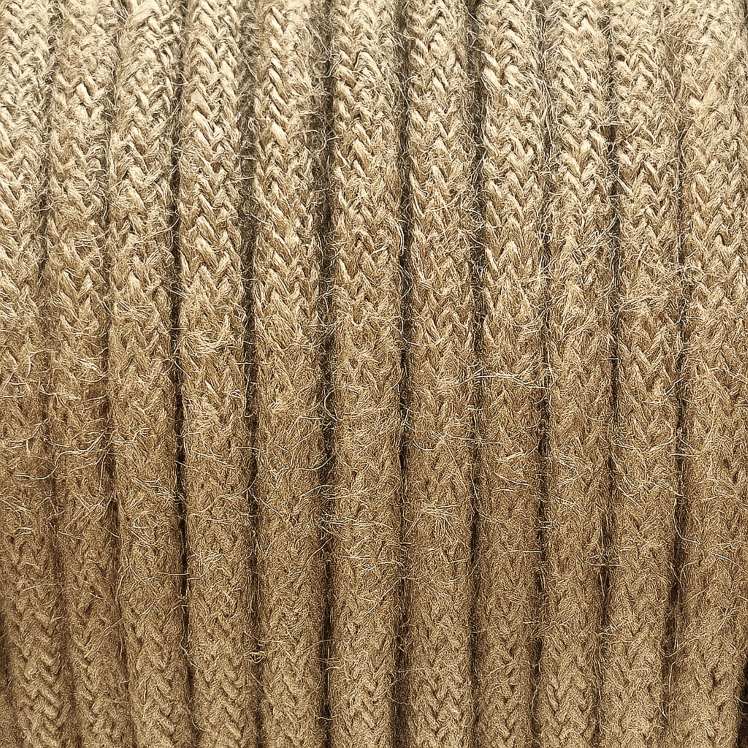 smartect Cable Textil en Color Yute, Cable Electrico 3 Hilos de 5 Metros (3 x 0,75 mm²) Cuerda para Lampara con Revestimiento Textil para su Proyecto DIY