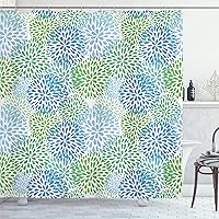 Vista 110 de Ambesonne Cortina de ducha de caballo, potente semental de Appaloosa, elegante estampado equino de campeón de sangre pura real, juego de decoración