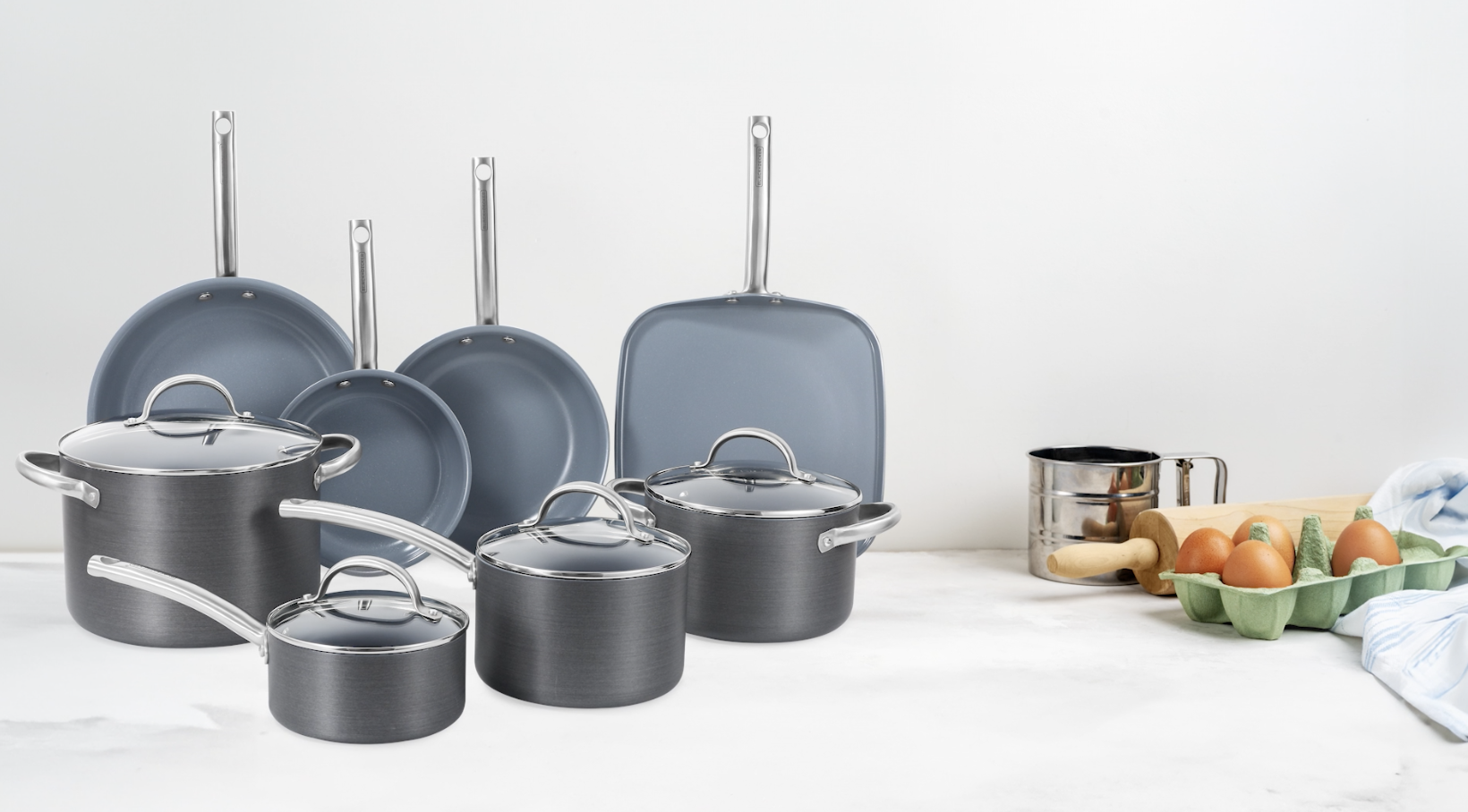 Amazon.com: BLACK+DECKER 12-Piece Ceramic Hard Anodized Aluminum