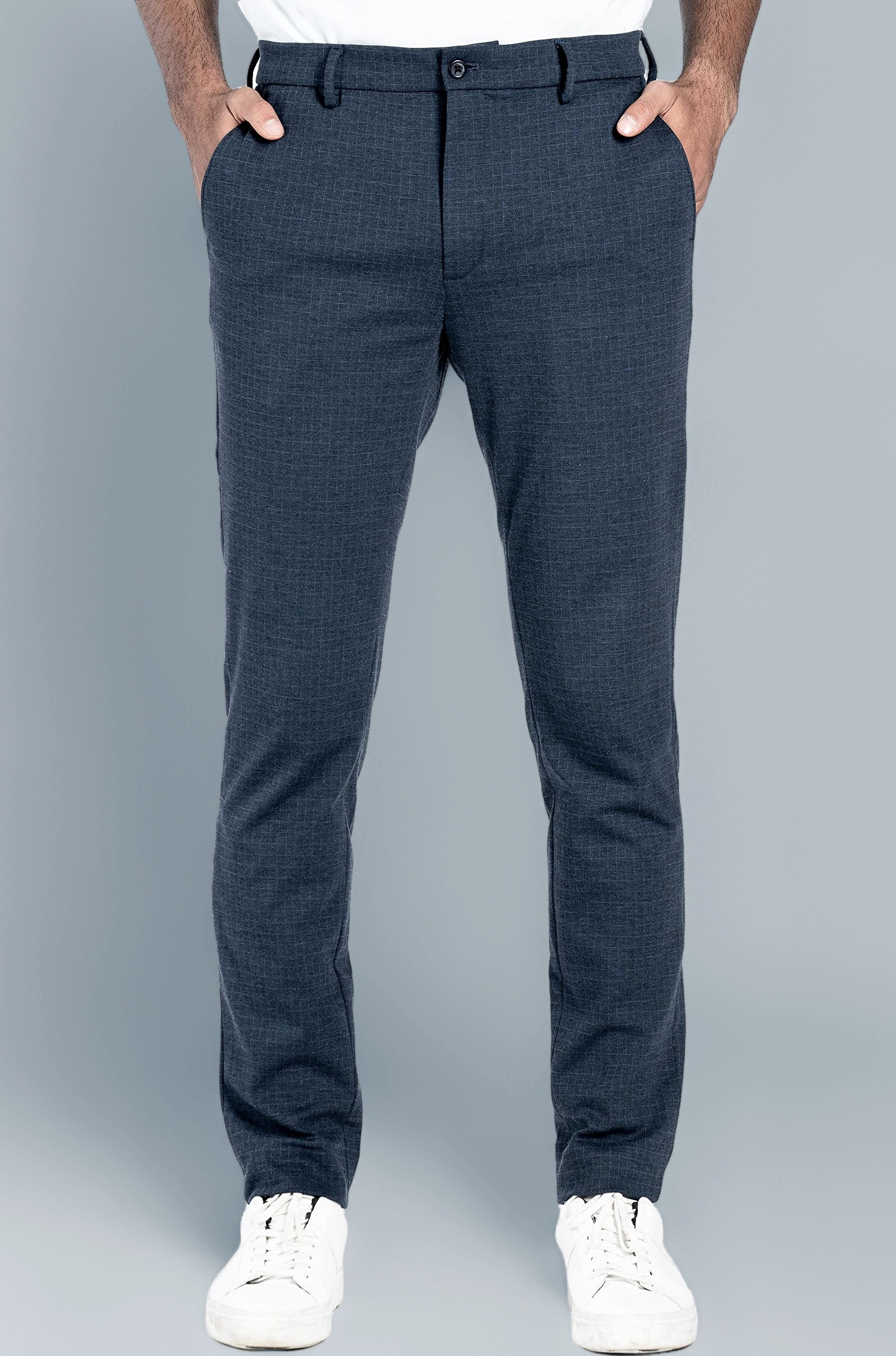 Luxury PV Stretchable Casual Pants for Men | Stylish Slim Fit Men's Wear Trousers for Office or Party | Mens Fashion Dress Trouser with Expandable Waist & 4 Way Stretch