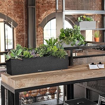 Lechuza Balconera Stone Plant Pot
