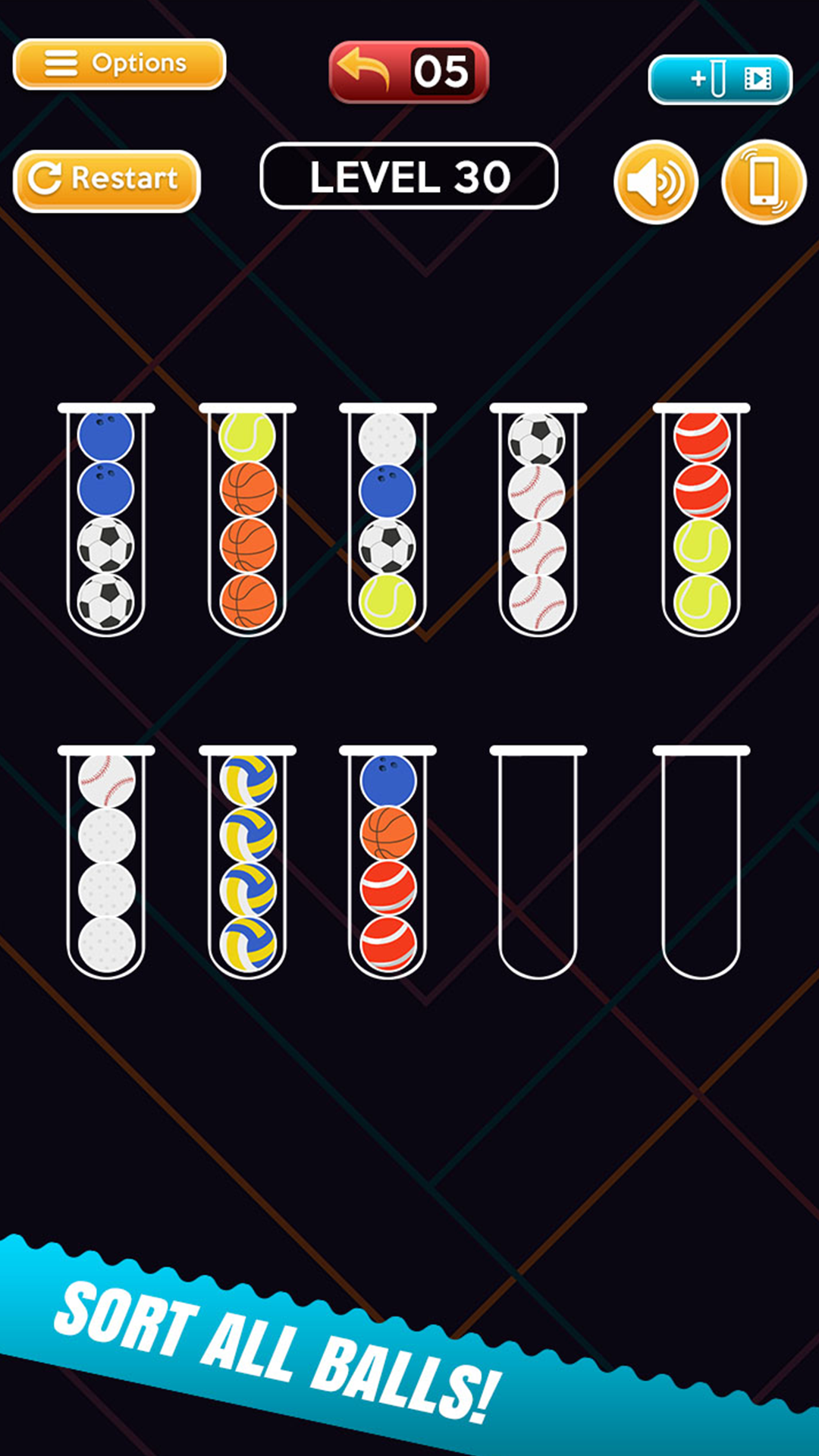 Color Ball Sort Puzzle Game: Bubble Sorting, Brain Challenge, Relaxing ...