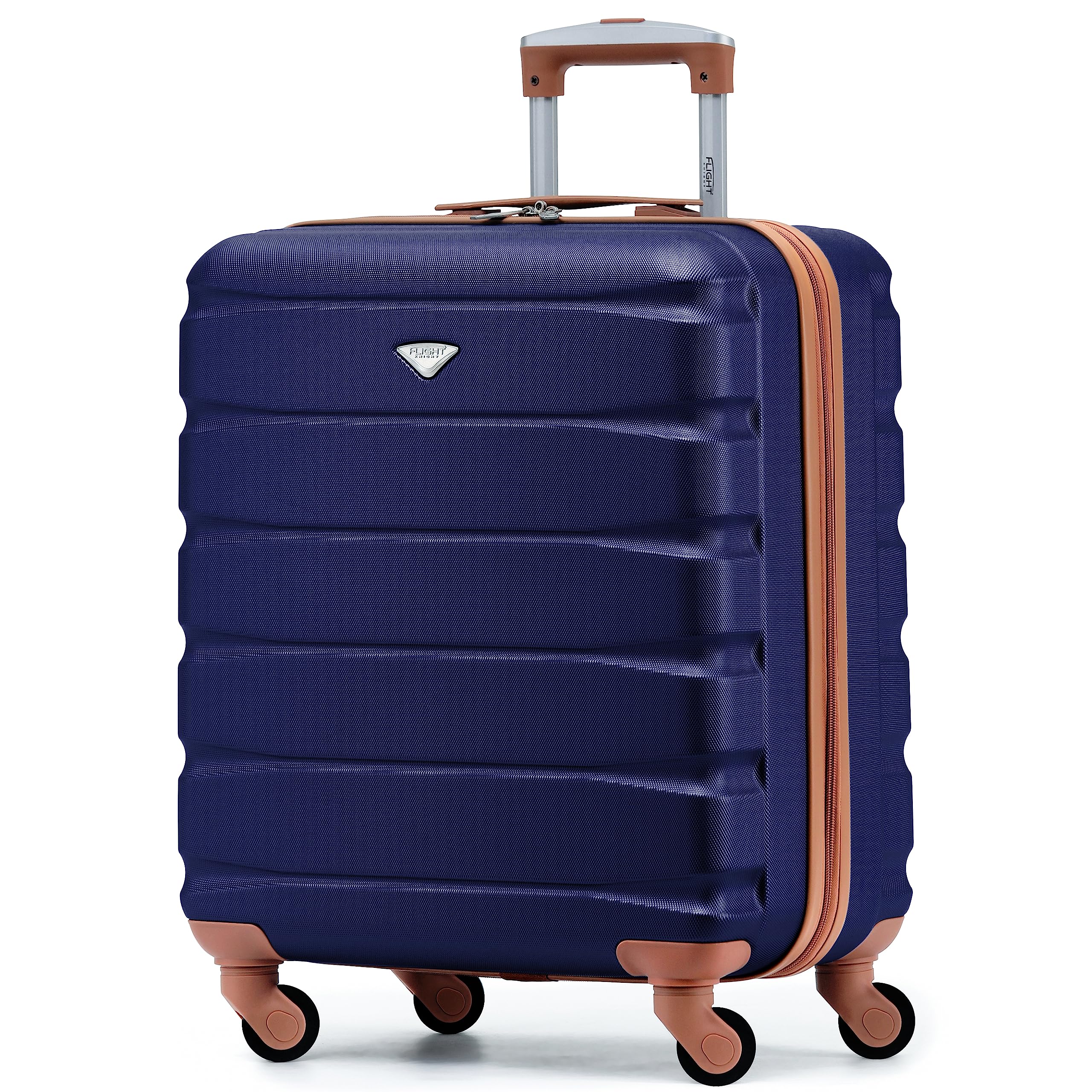 Flight Knight Lightweight 4 Wheel ABS Hard Case Medium Suitcase Approved for Over 100 Airlines Including easyJet, British Airways, Ryanair, Jet2, Emirates & Many More - Check-in Medium Size 25" — view 113