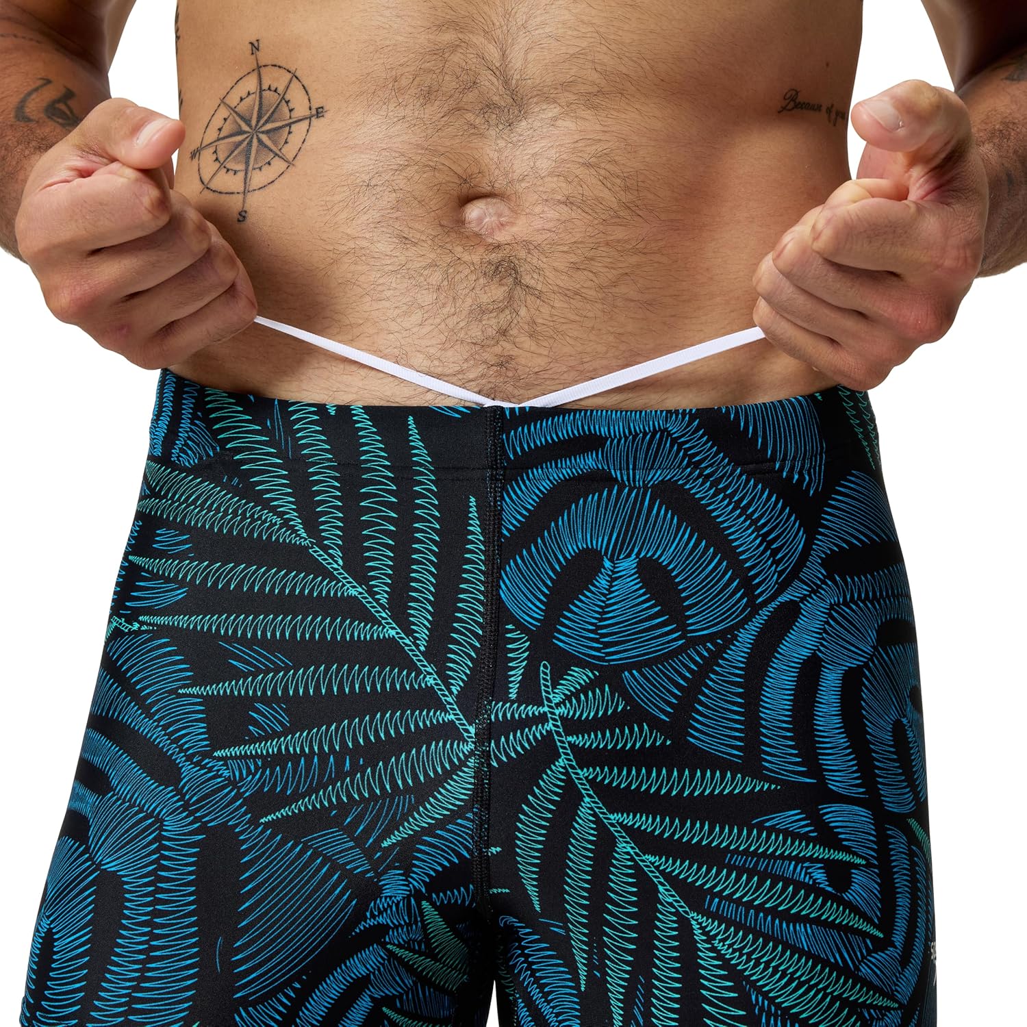 Speedo Mens Swimsuit Square Leg Eco Flex Beachstar