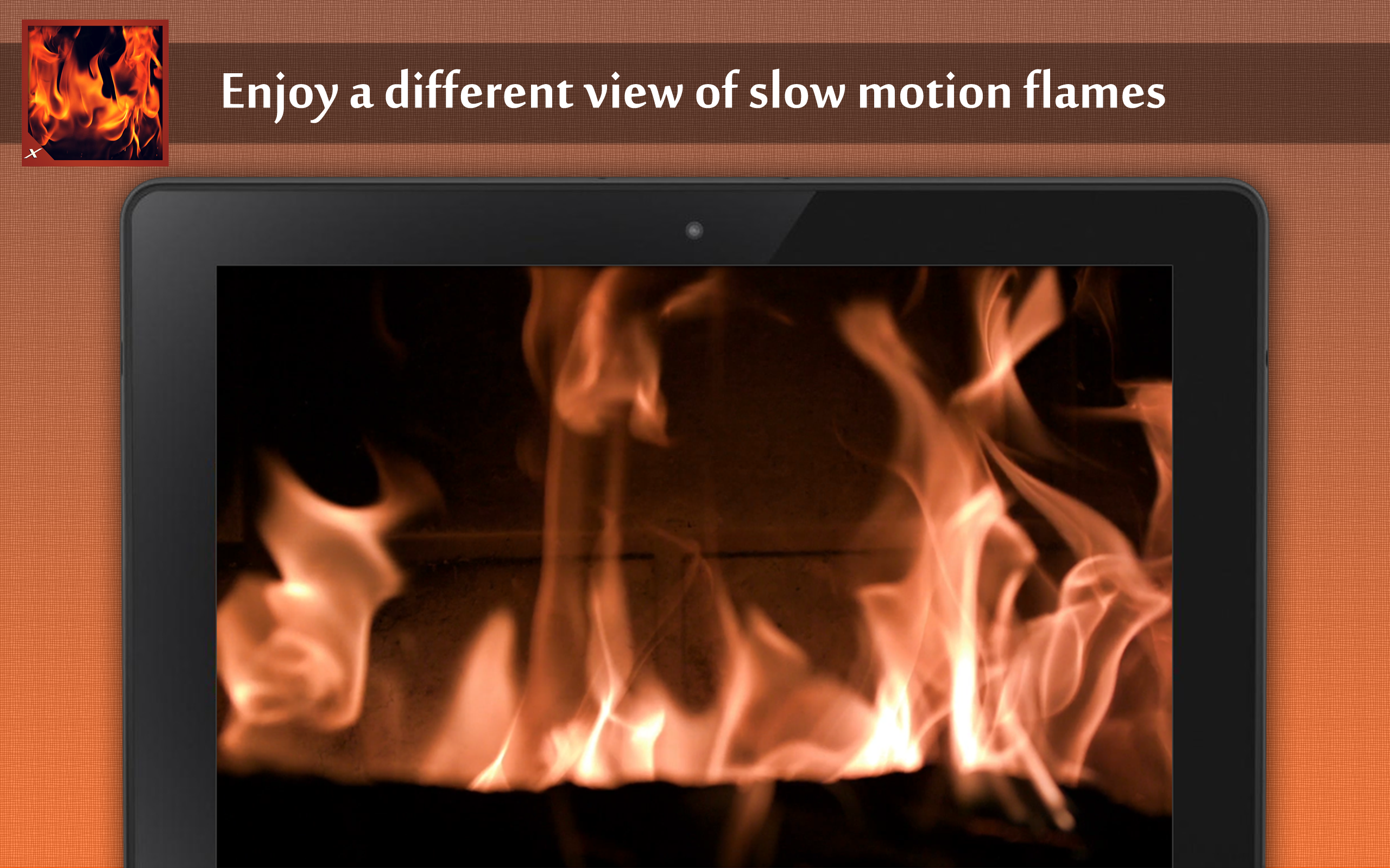 Virtual Flames - Slow Motion Fireplace - App on the Amazon Appstore