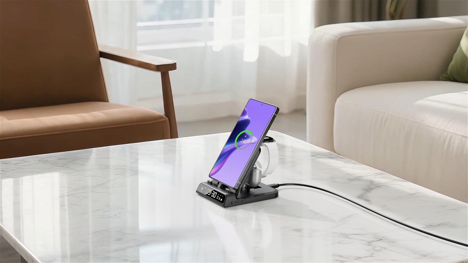 Amazon.com: 25W USB C Fast 3-in-1 Foldable Charging Dock for