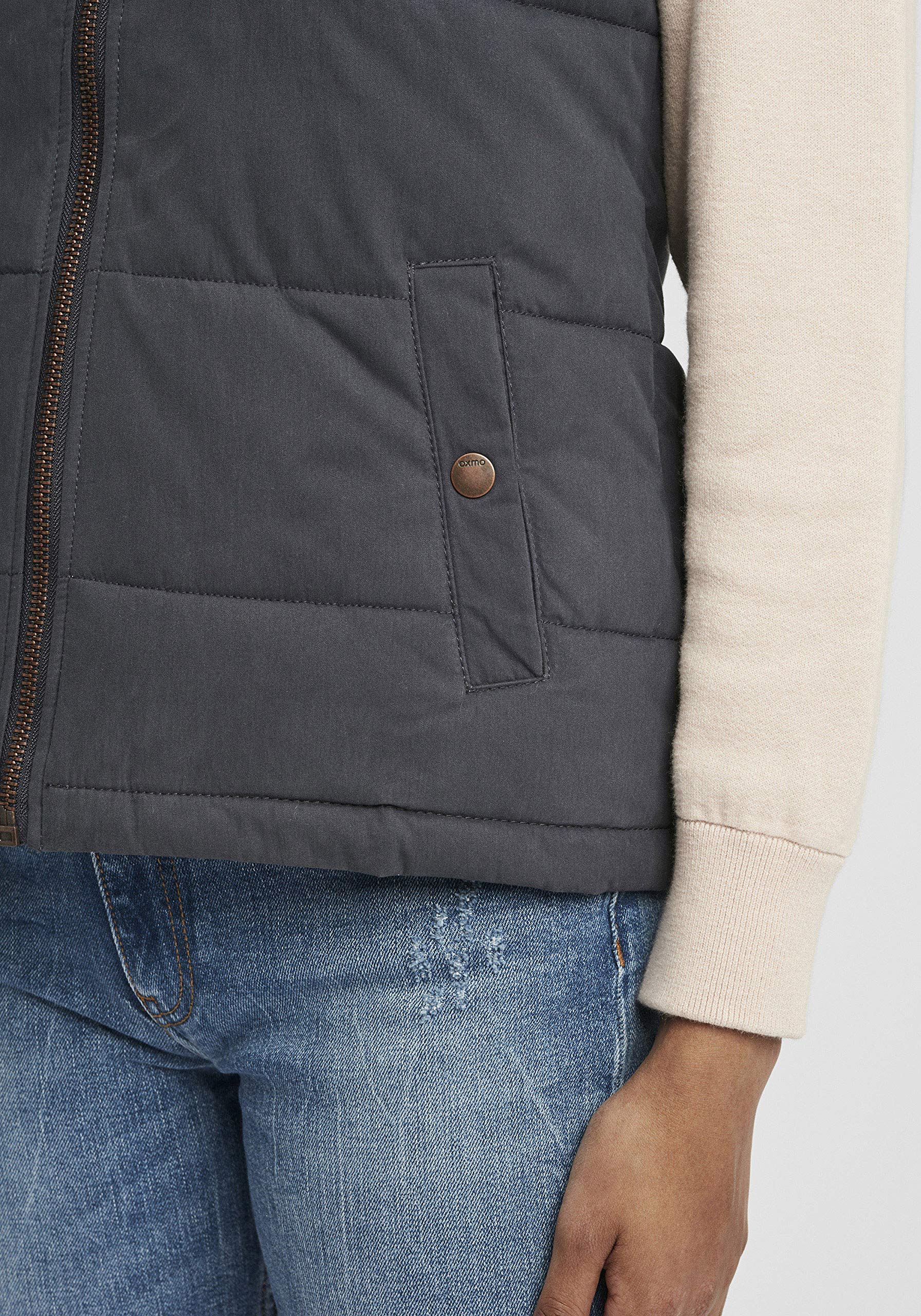 Desires Lew Doudoune sans Manches Gilet Veste pour Femme À Capuche