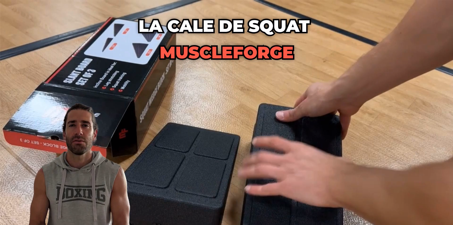 Planche Inclinée D’étirement De Mollet – EVA, Antidérapante – Charge Max 1000 Kg – Pour Squats, Soulevés De Terre, Mobilité