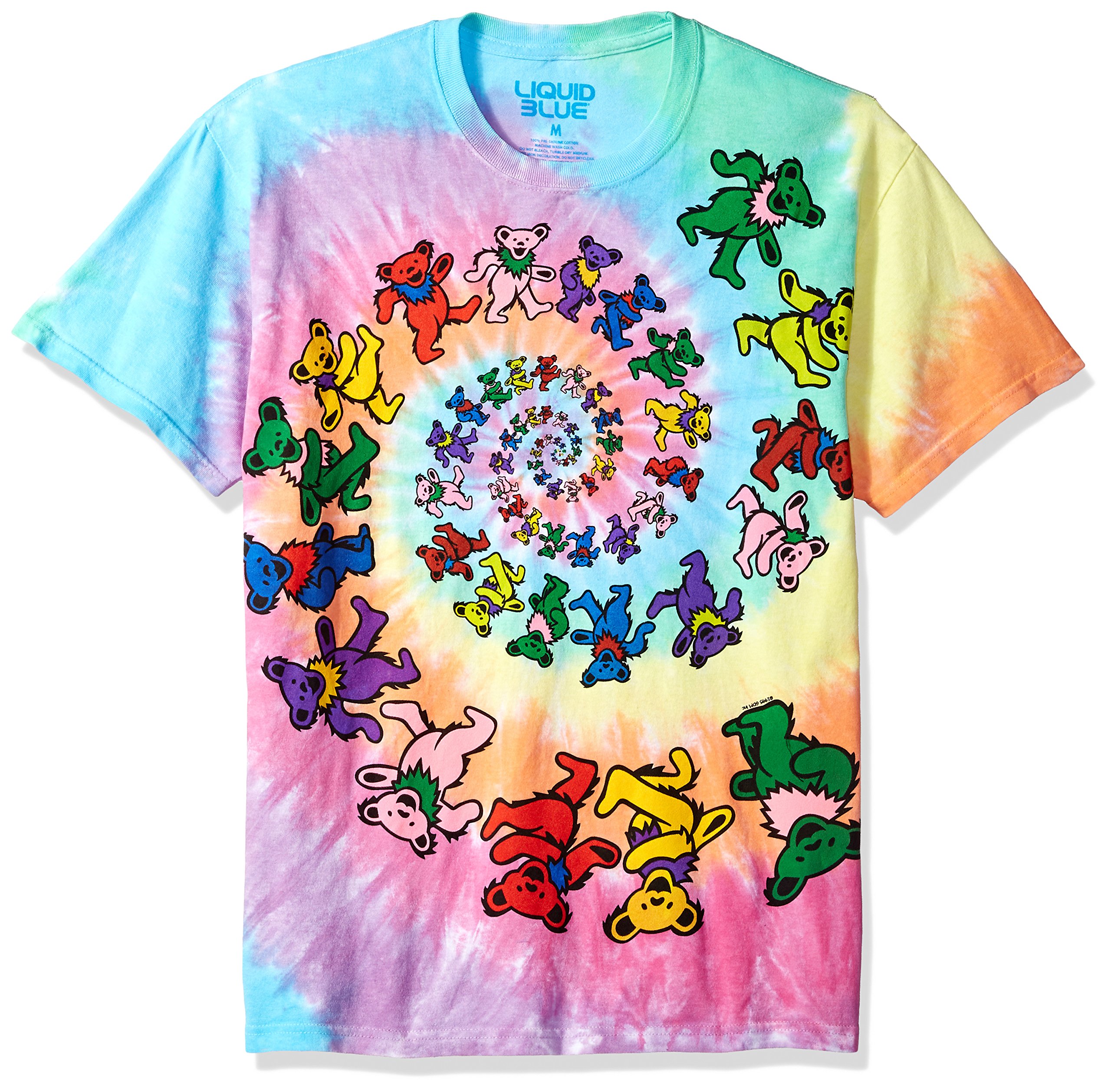 Unisex Kids Grateful Dead Spiral Dancing Bears Short sleeve T-shirt T-Shirt