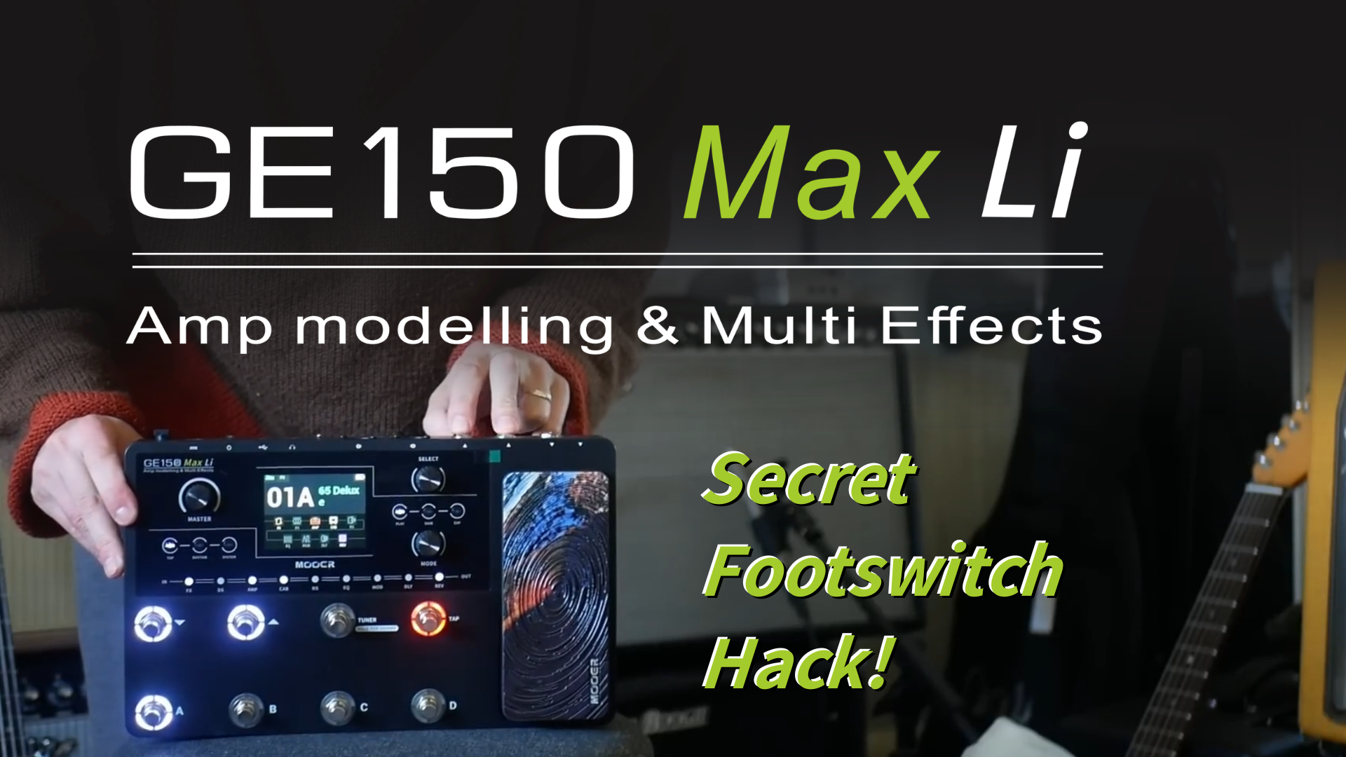 Amazon.com: MOOER GE150 Max New Era Guitar Amp Modelling Multi