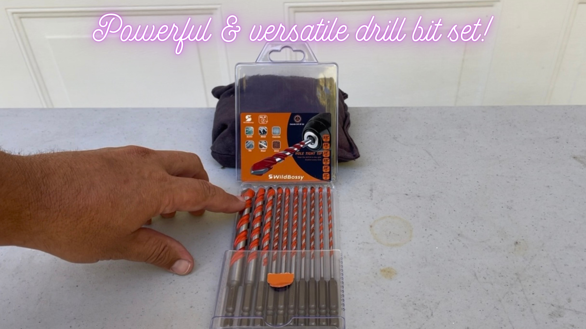 Watch Powerful and versatile drill bit set! Ad on Amazon Live