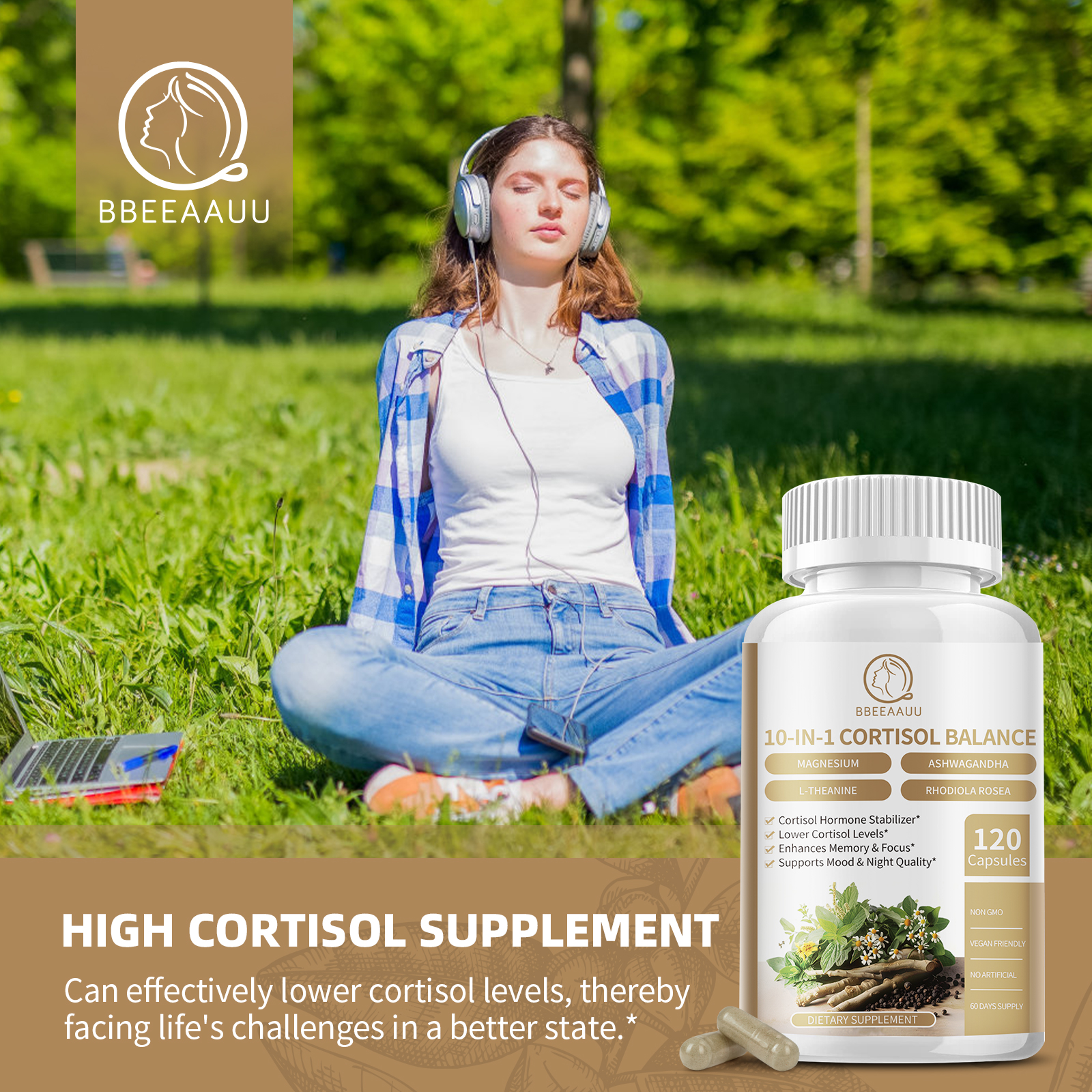 Amazon.com: Cortisol Supplements for Women and Men, 10-in-1 Cortisol  Reducer Manager Detox with Ashwagandha, Magnesium & L-Theanine, Lower High Cortisol  Levels, Relaxation & Night Support, Non-GMO, 120 Capsules : Health &  Household