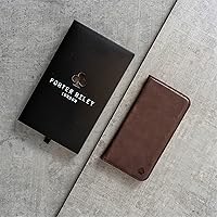Vista 5 de Porter Riley - Funda de cuero para iPhone XR. Funda de piel auténtica premium con ranuras para tarjetas, soporte horizontal, marco duradero