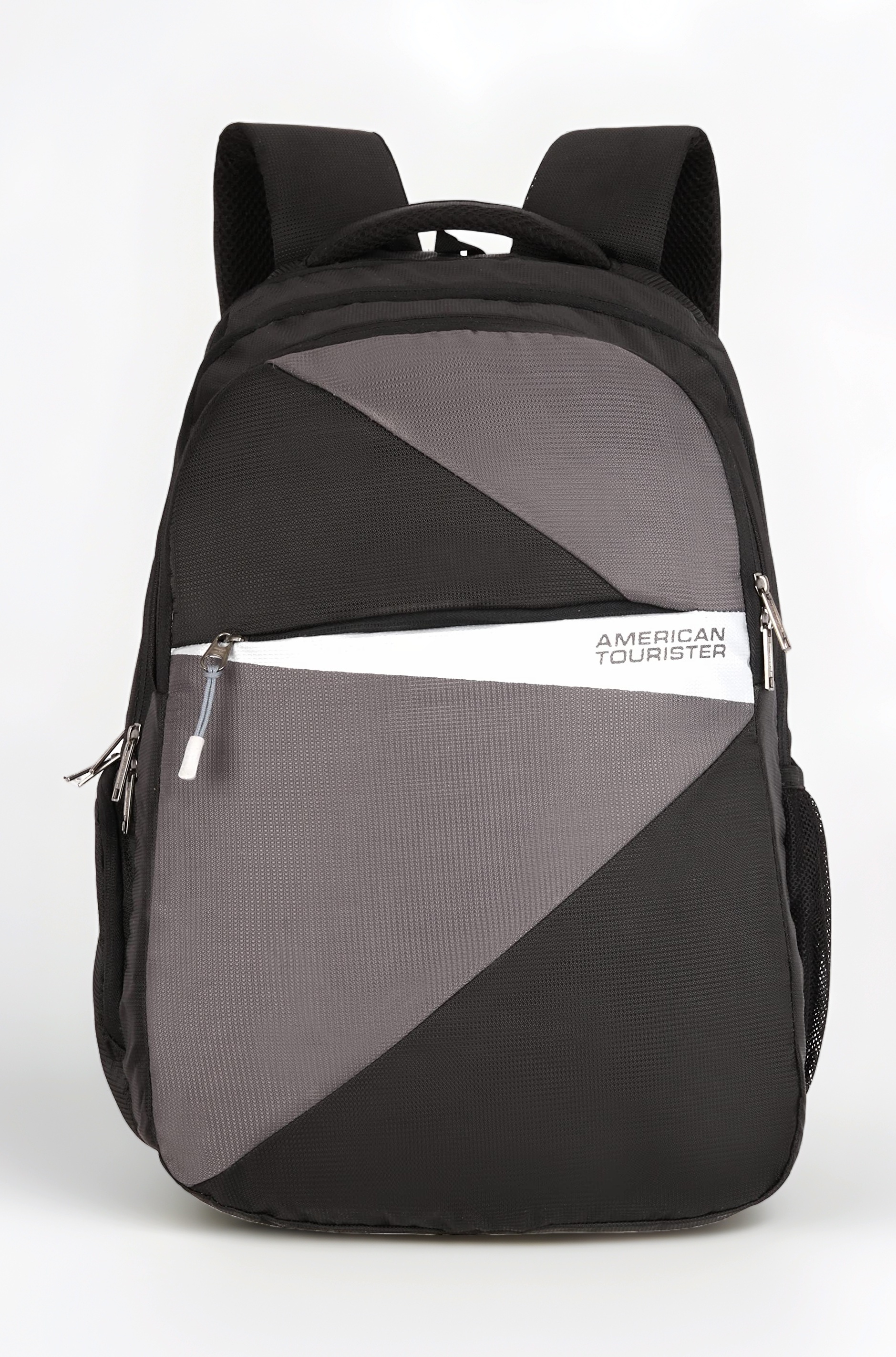 American Tourister Spin 4 Compartment Laptop Backpack 28L Polyester Black-Medium