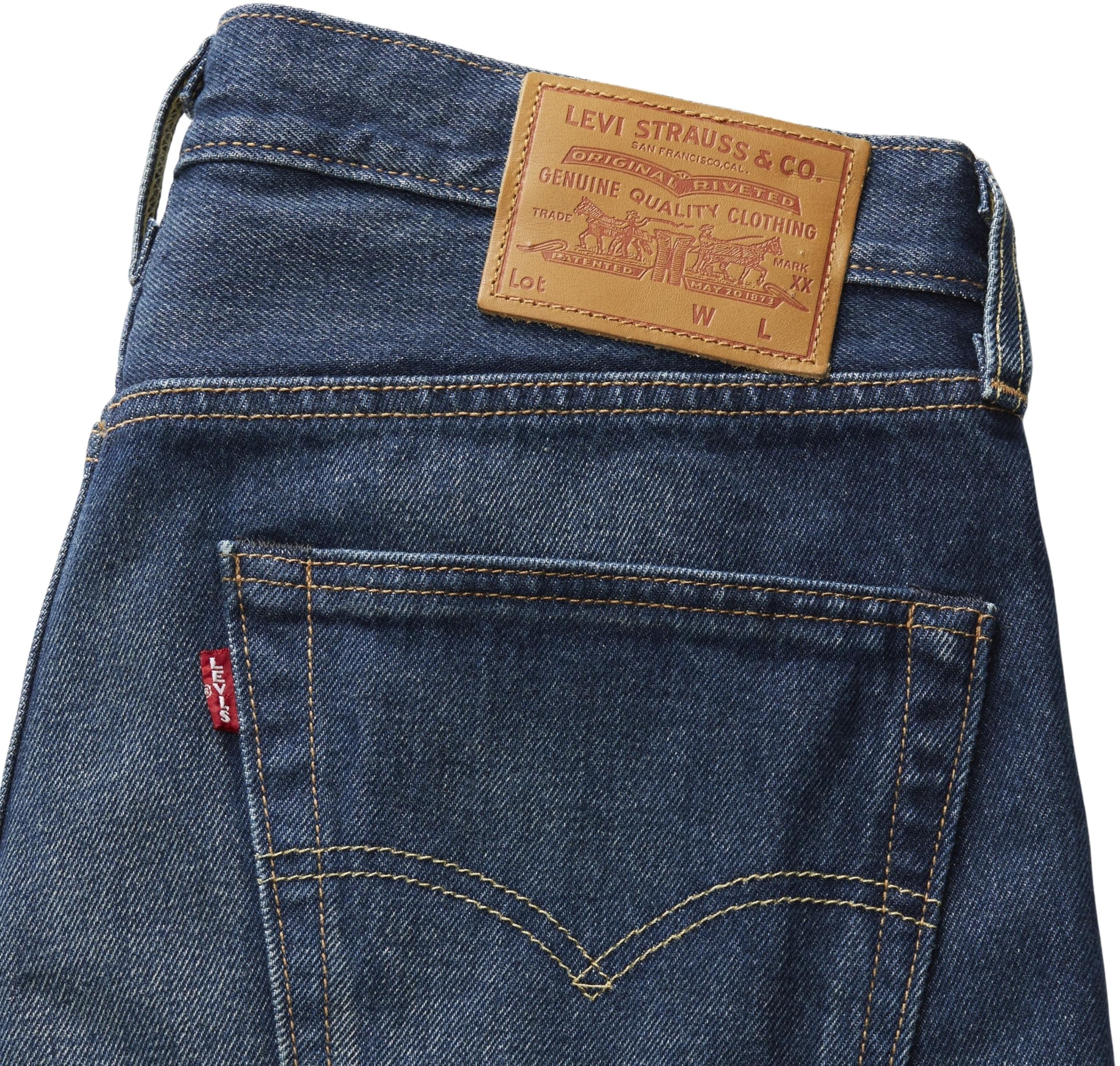 Levi's 501 Original Fit, Jeans Uomo, On The Borderline, 32W / 32L