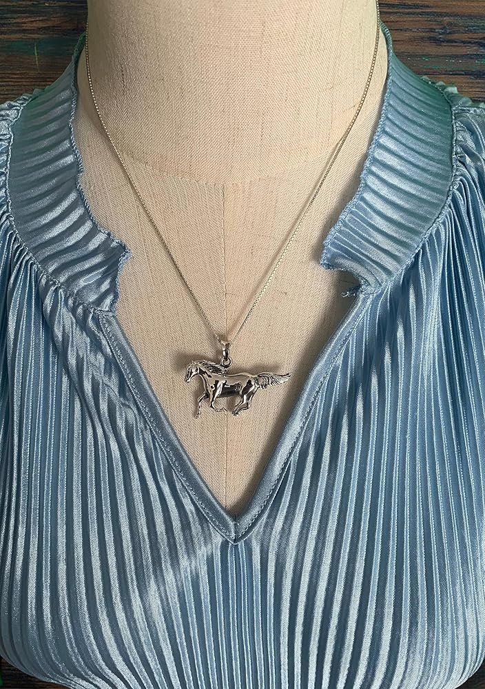 Amazon.co.jp: Jewelry Trends スターリングシルバー マスタング 走る