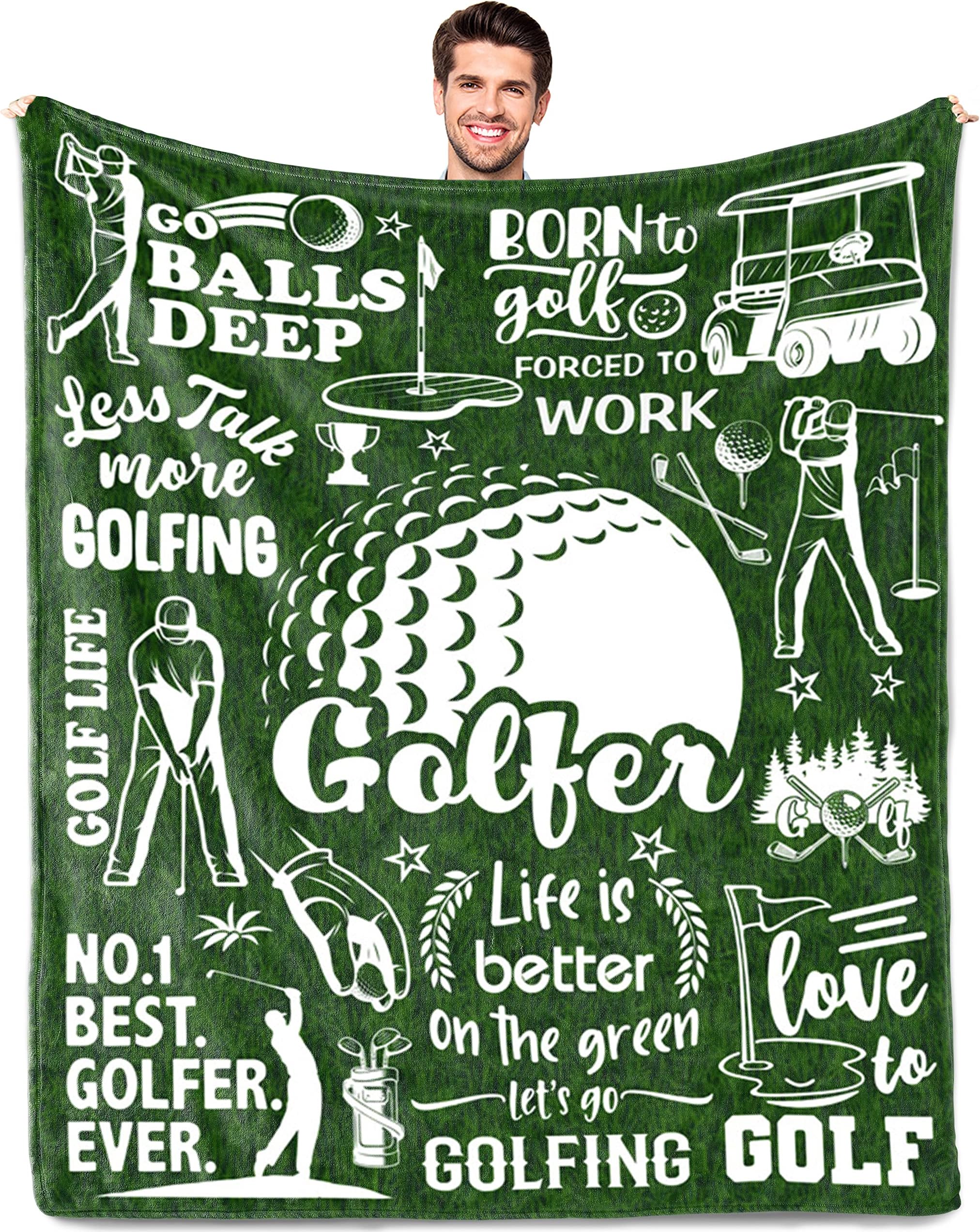 Wotail Golf Gifts for Men, Golf Gifts, Golf Blankets