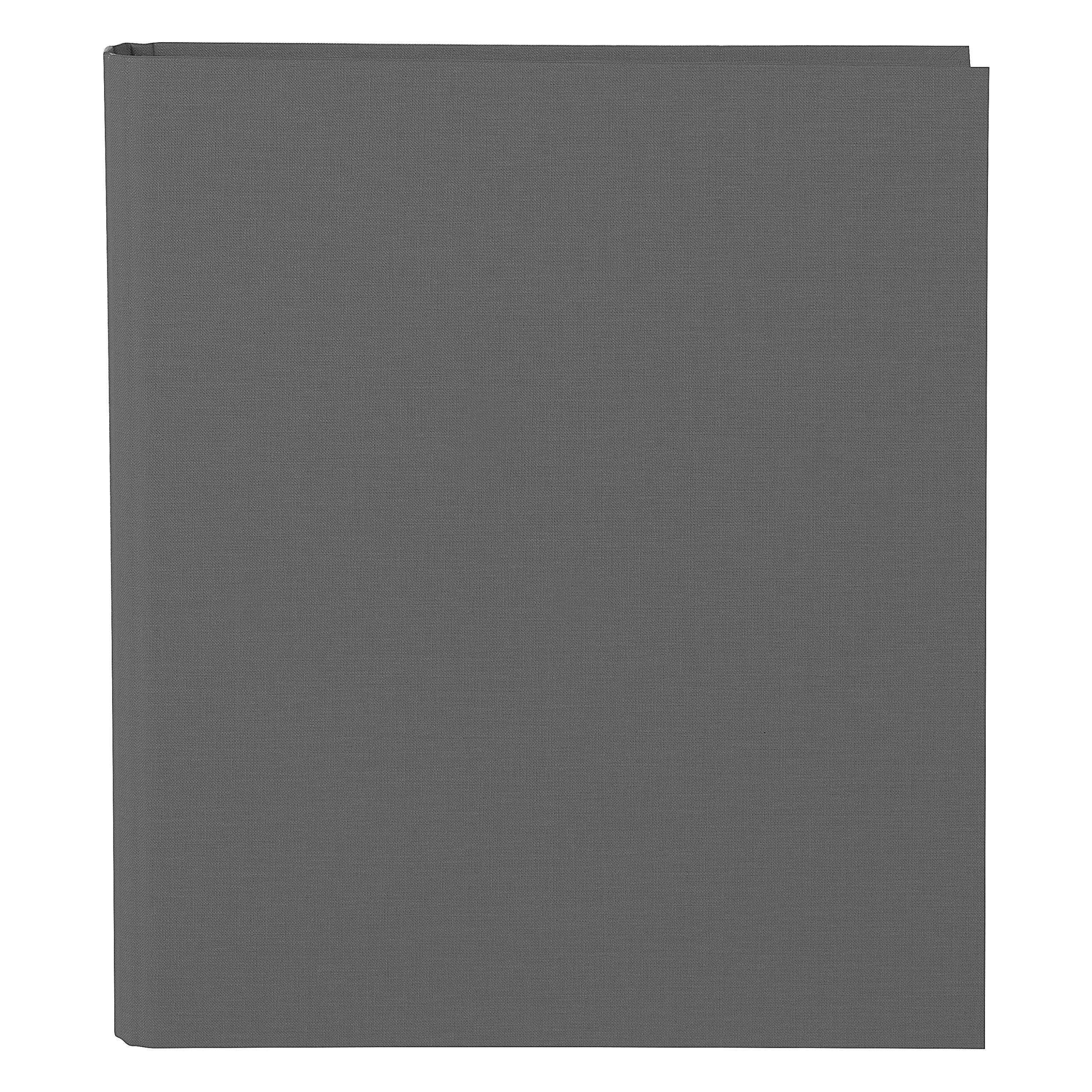 GoldbuchBella Vista Ring Binder A4 Linen Grey 26 x 32 cm