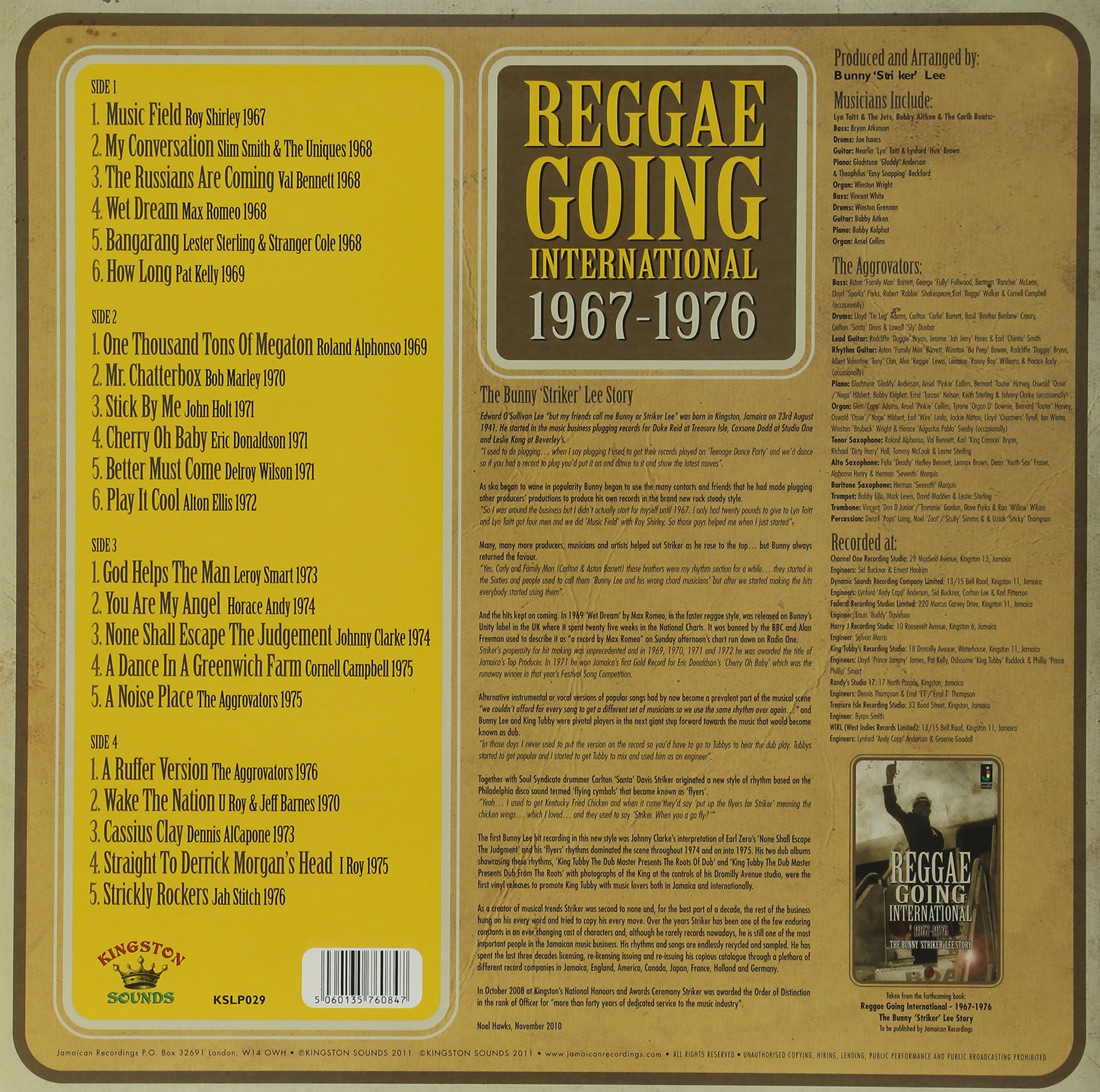 Reggae Going International 1967-1976