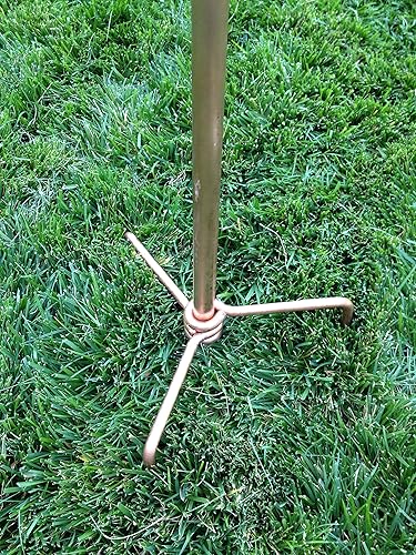 Miniatura 6 de Stanwood Wind Sculpture Kinetic Copper Dual Helix Spinner