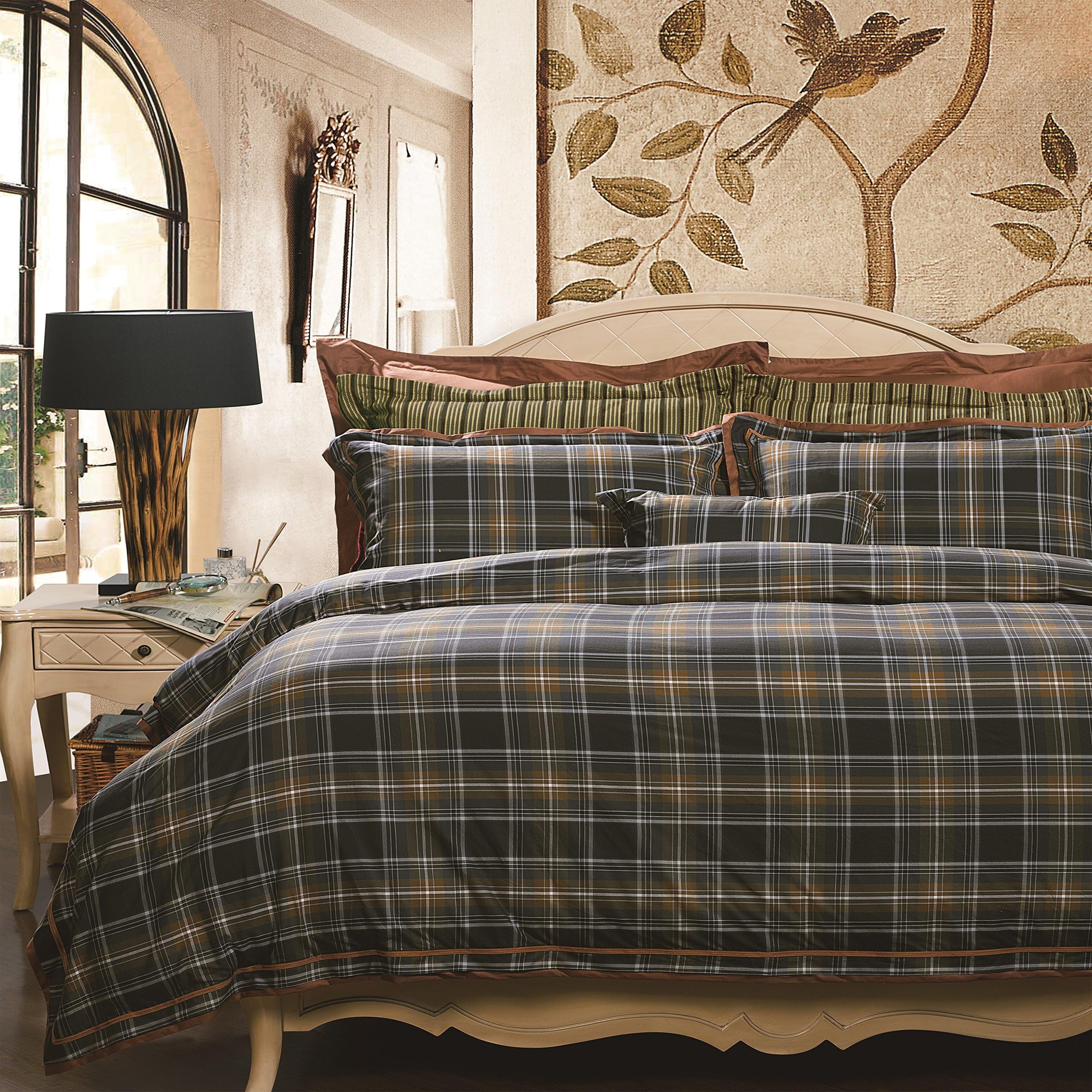 FUANNA 4-Piece Bedding Set/Essence (Duvet Cover, Bed Sheet, Pillowcases) (Full/Queen)