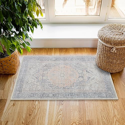 Miniatura 4 de RugOver Alfombra lavable a máquina, apta para mascotas y antideslizante, para cocina, baño, sala de estar, decoración del piso del hogar