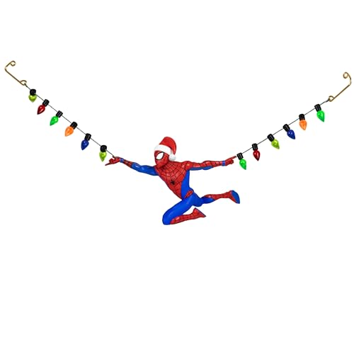 Hallmark Keepsake Christmas Ornament 2024, Marvel Spider-Man Holidays in Full Swing, Gifts for...