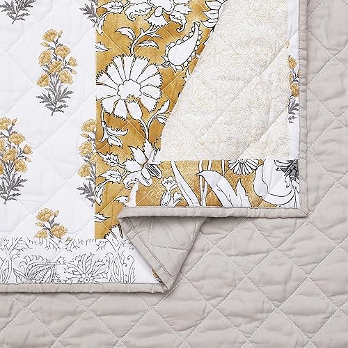 Miniatura 5 de MODERN HEIRLOOM Juego de edredón de 3 piezas azafrán - King