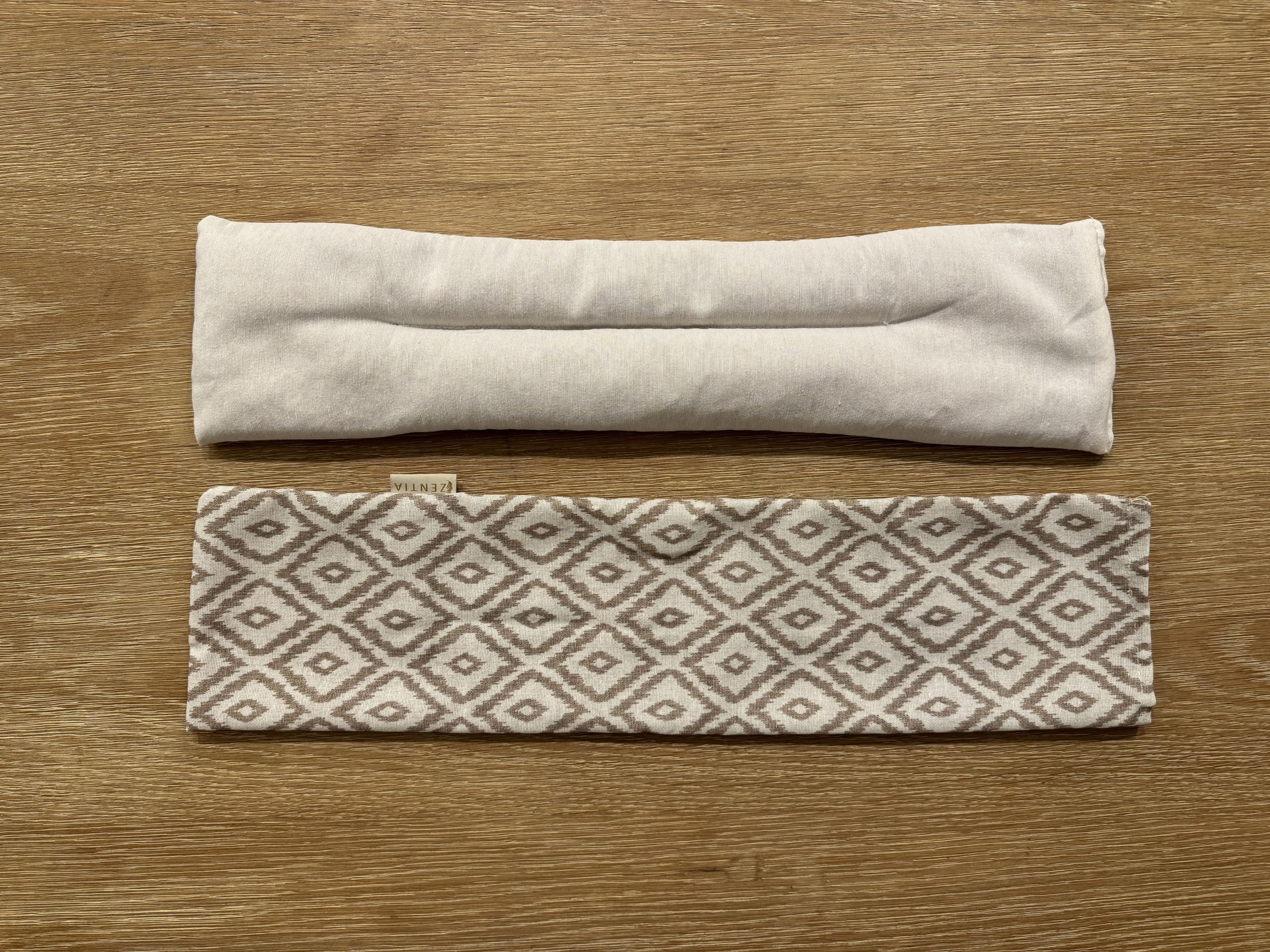 Sacco Semi Microonde 12x50cm Lavanda, 100% Cotone - Borsa Termica Calore e Freddo - Cuscino Cervical Grande