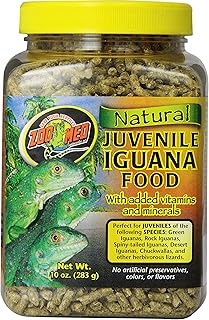 Zoo Med Laboratories Szmzm80 Iguana Juvenile Soft-Moist Pellets, 10-Ounce