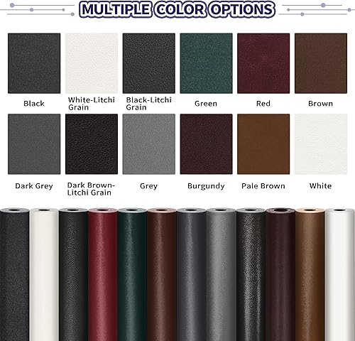 Miniatura 4 de Besezx - Kit de reparación de cuero, 1 unidad, rectangular, estilo tradicional, autoadhesivo, impermeable, resistente al desgaste, resistente a