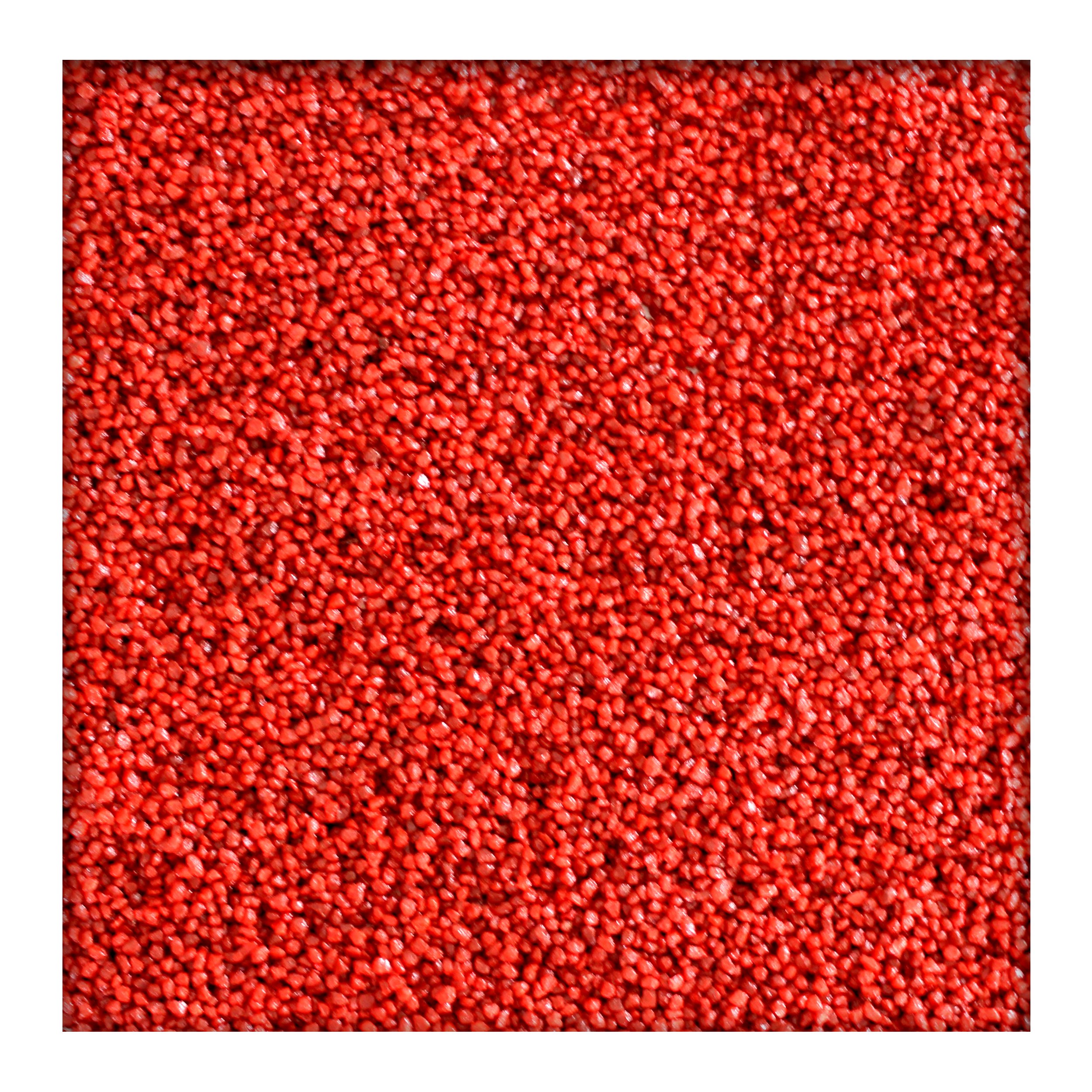 Farbkies Feuerrot Aquarium Deko Kies Aquariengrund Aquariumkies Bodengrund Körnung 2-4 mm 20 kg (4X 5 kg Beutel)