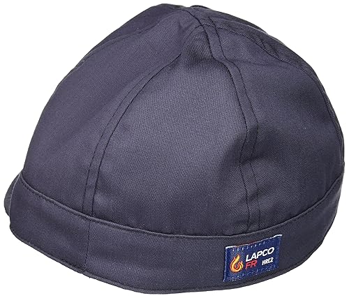 Miniatura 2 de FR Gorras para soldar, con 6 paneles, 100% algodón, categoría de riesgo 2, de seguridad 70E según la asociación nacional de protección del fuego.,
